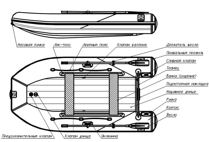 Лодка Фрегат 310 Air НДНД